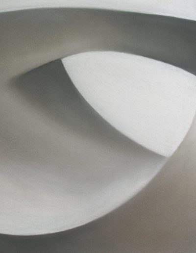 Lucarne, Pastel on Paper, 65cm x 65cm (framed)
